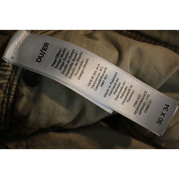 DU/ER Duer Mens 30 x 33 N2X Relaxed Taper Stretch Pants H904 - Picture 6 of 7